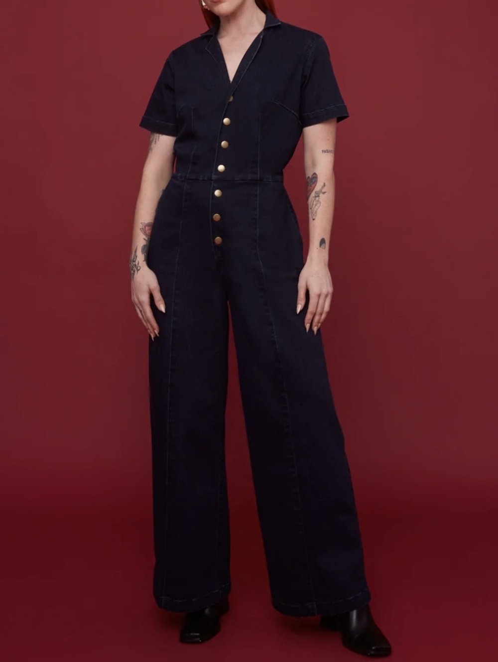 Midnight Denim Jumpsuit